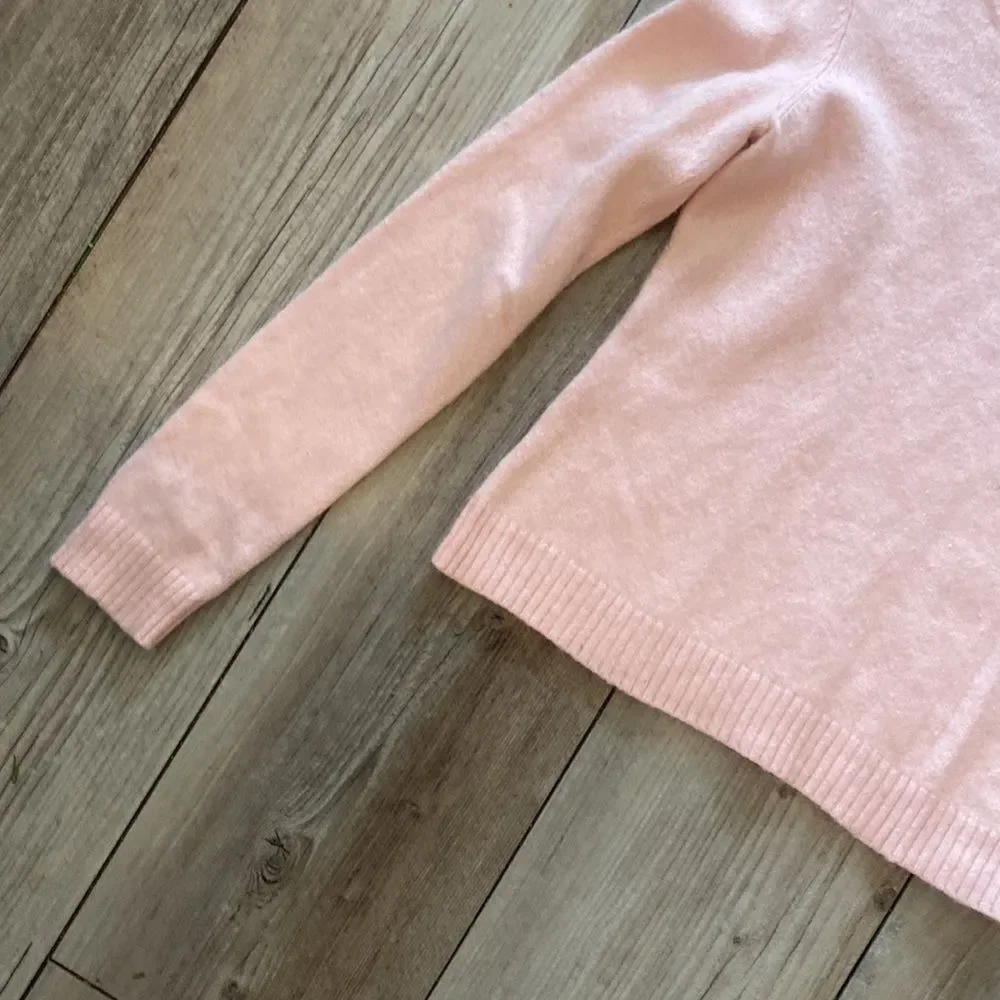 AMERICAN EAGLE LARGE Pink Wool Crew Neck Sweater - Picture 4 of 5